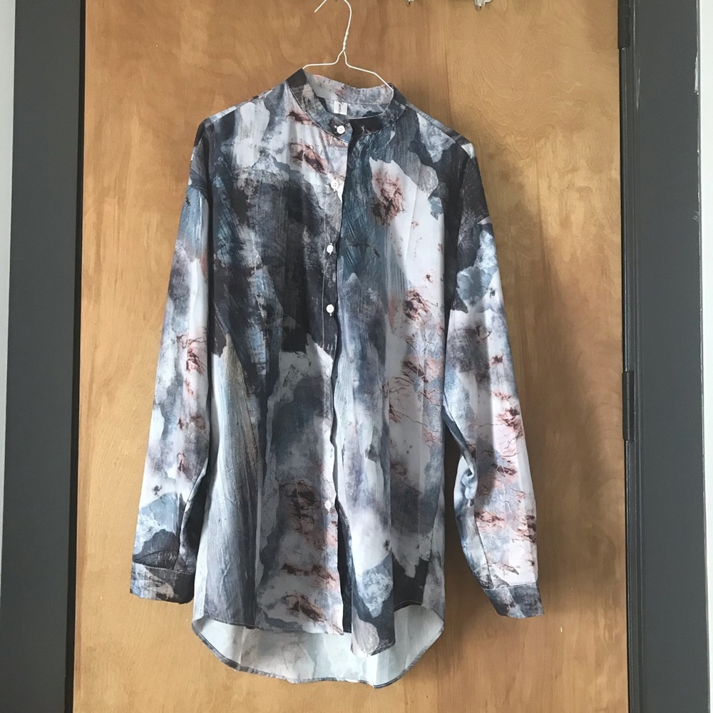 Patterned Button Up (L)